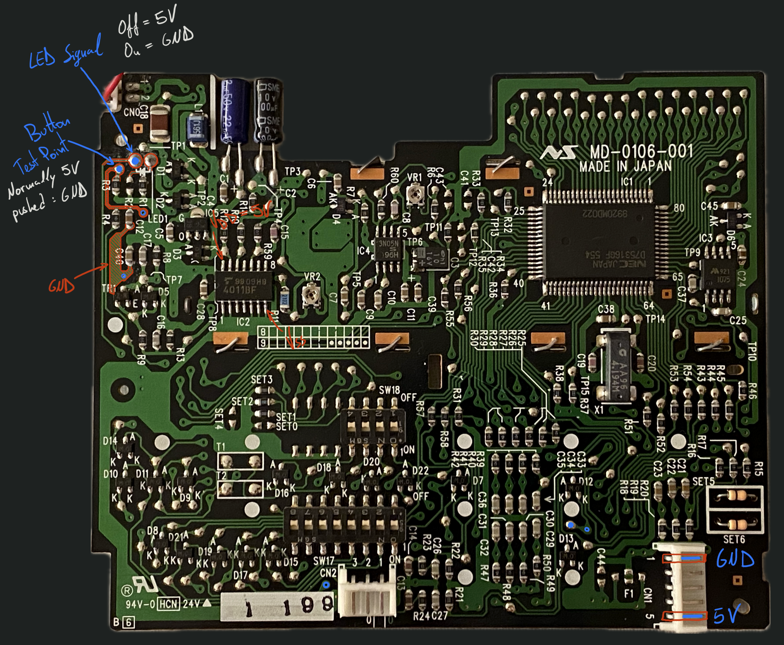 Reversed Remote Controller Circuit