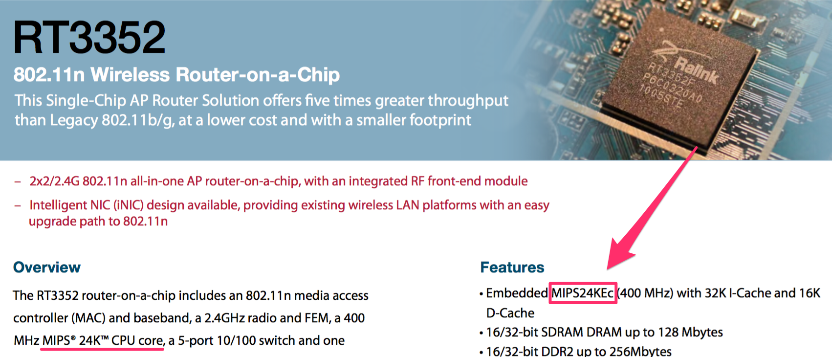 Product Brief Highlighted Processor Core