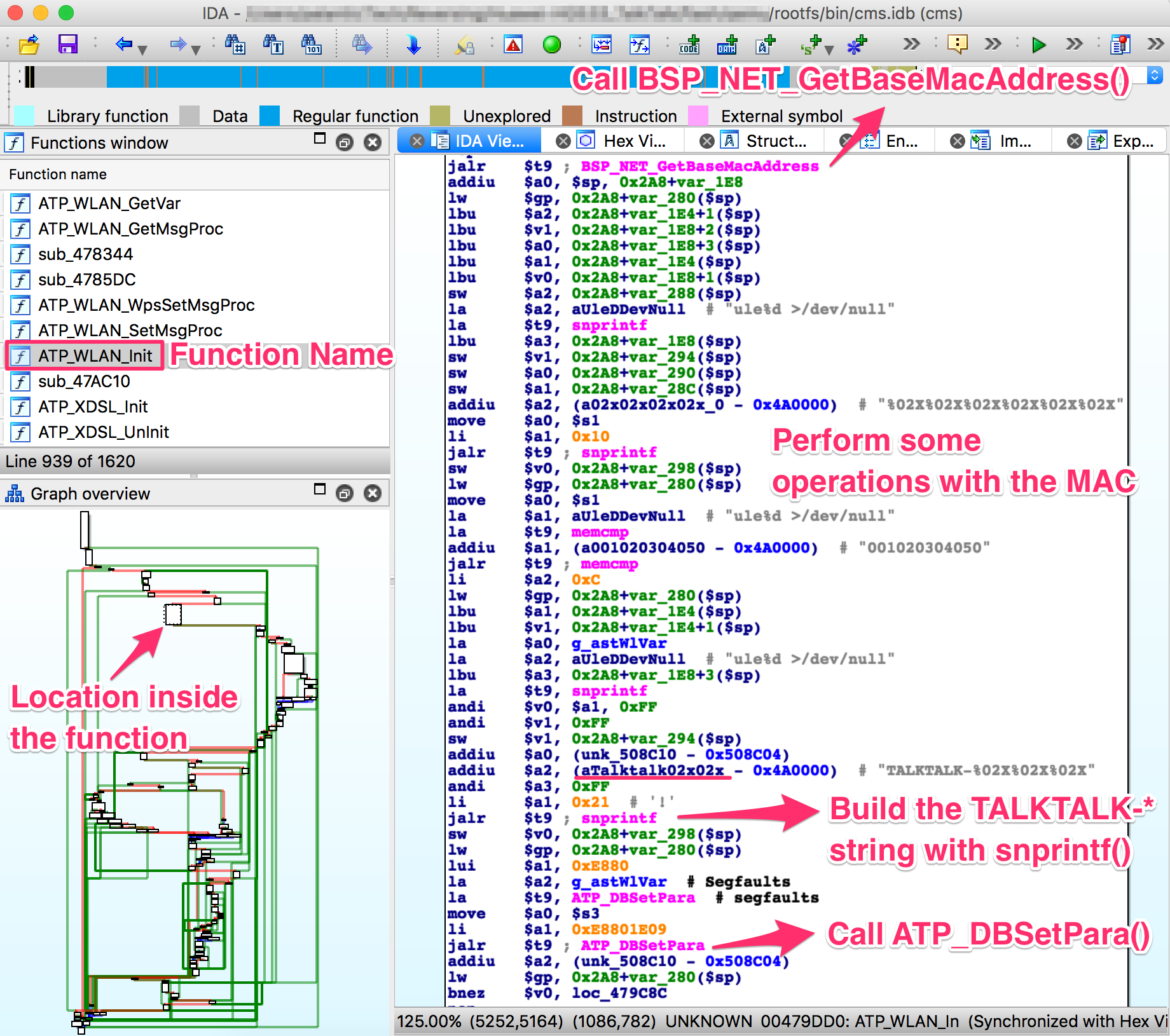 IDA TALKTALK-XXXXXX String Being Built