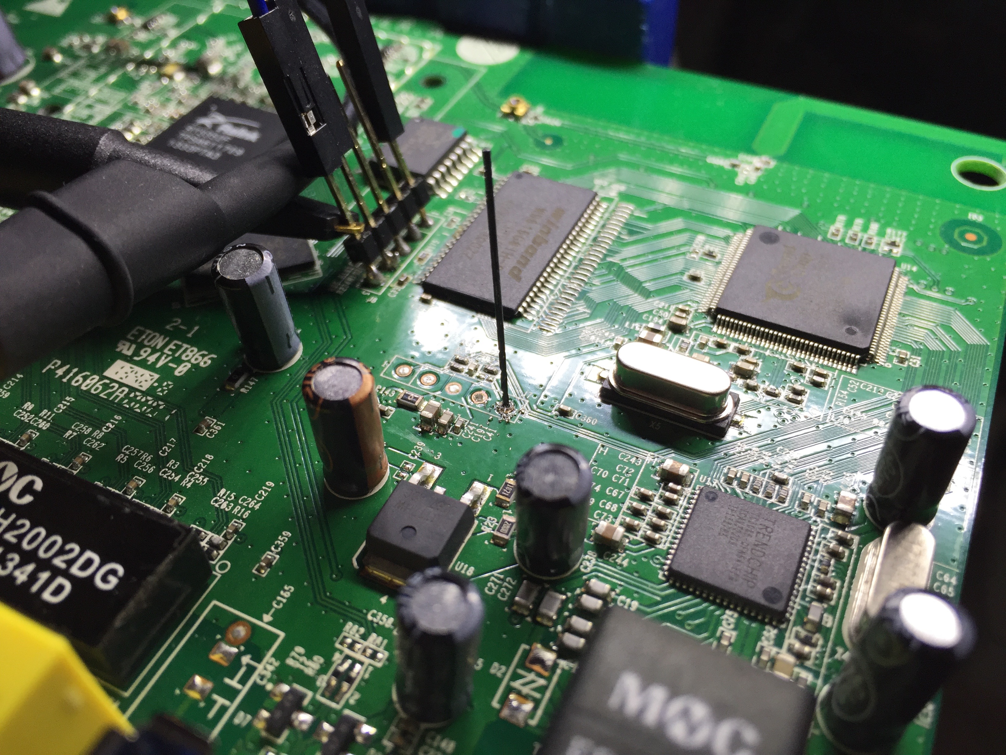 Use a Dremel to Drill Through the Solder Blobs